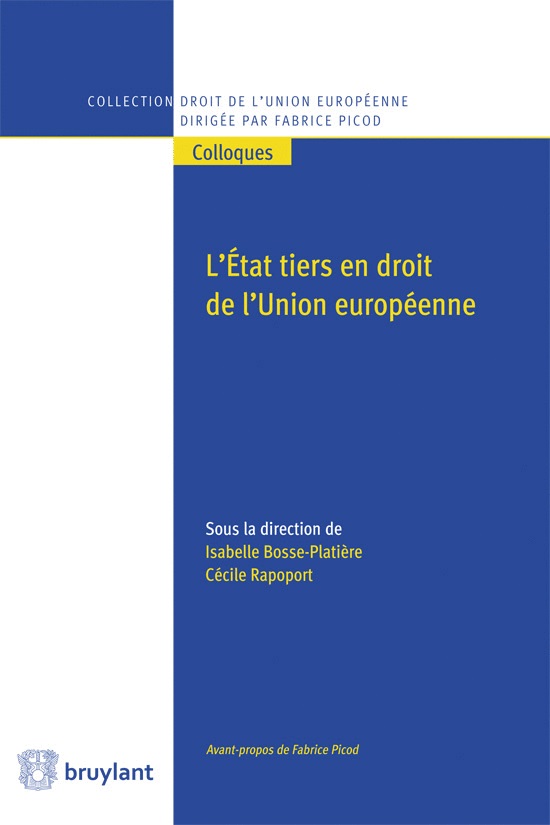 L'État tiers en droit de l'Union européenne