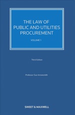 The Law of Public and Utilities Procurement: Regulation in the EU and UK – 3rd Edition, Volume 1