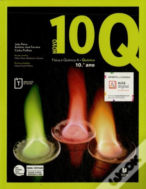 Novo 10 Q - Química A 10.º Ano - Manual