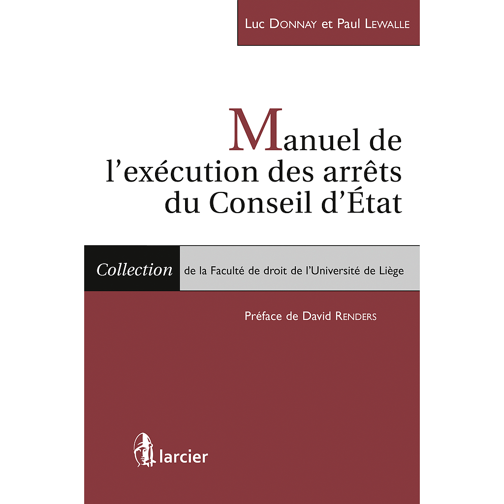 Manuel de l'exécution des arrêts du conseil d'Etat