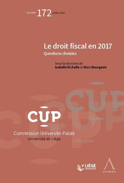 Le droit fiscal en 2017 - Questions choisies