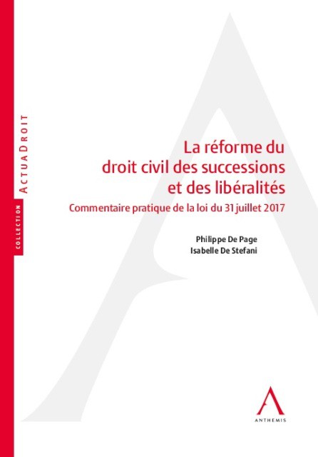 La réforme du droit civil des successions et des libéralités