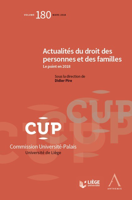 Actualités du droit des personnes et des familles