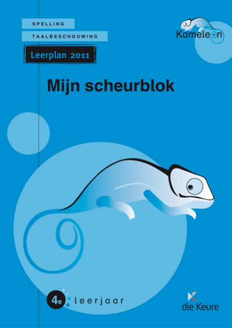 Kameleon spelling 4 scheurblok blauw