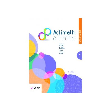 Actimath à l'infini 1 - Livre-cahier