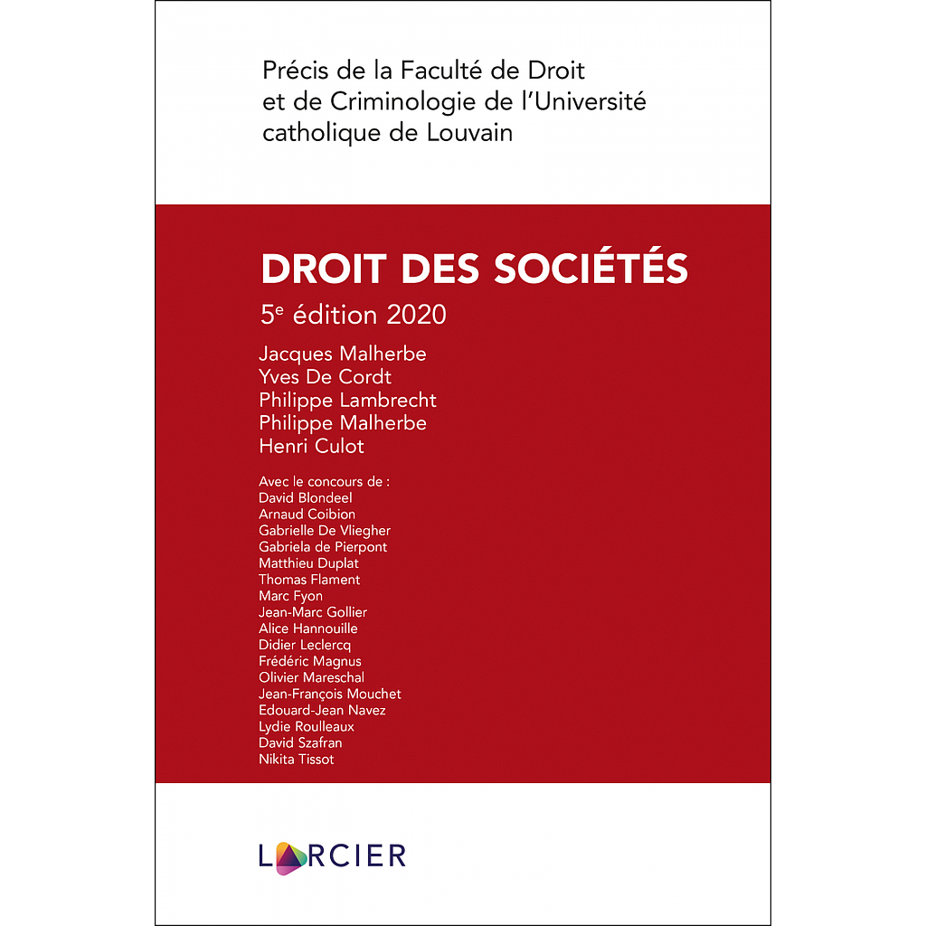 Droit des sociétés - 5ème Edition
