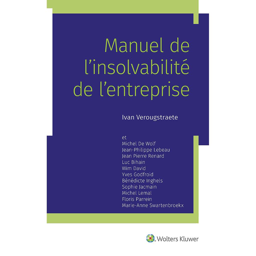 Manuel de l'insolvabilité de l'entreprise