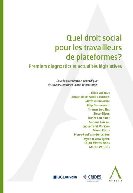 Quel droit social pour les travailleurs de plateformes numériques ? Premiers diagnostics et actualités législatives
