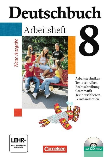 Deutschbuch, Gymnasium Allgemeine Ausgabe, Neue Ausgabe, 8. Schuljahr, Arbeitsheft m. CD-ROM