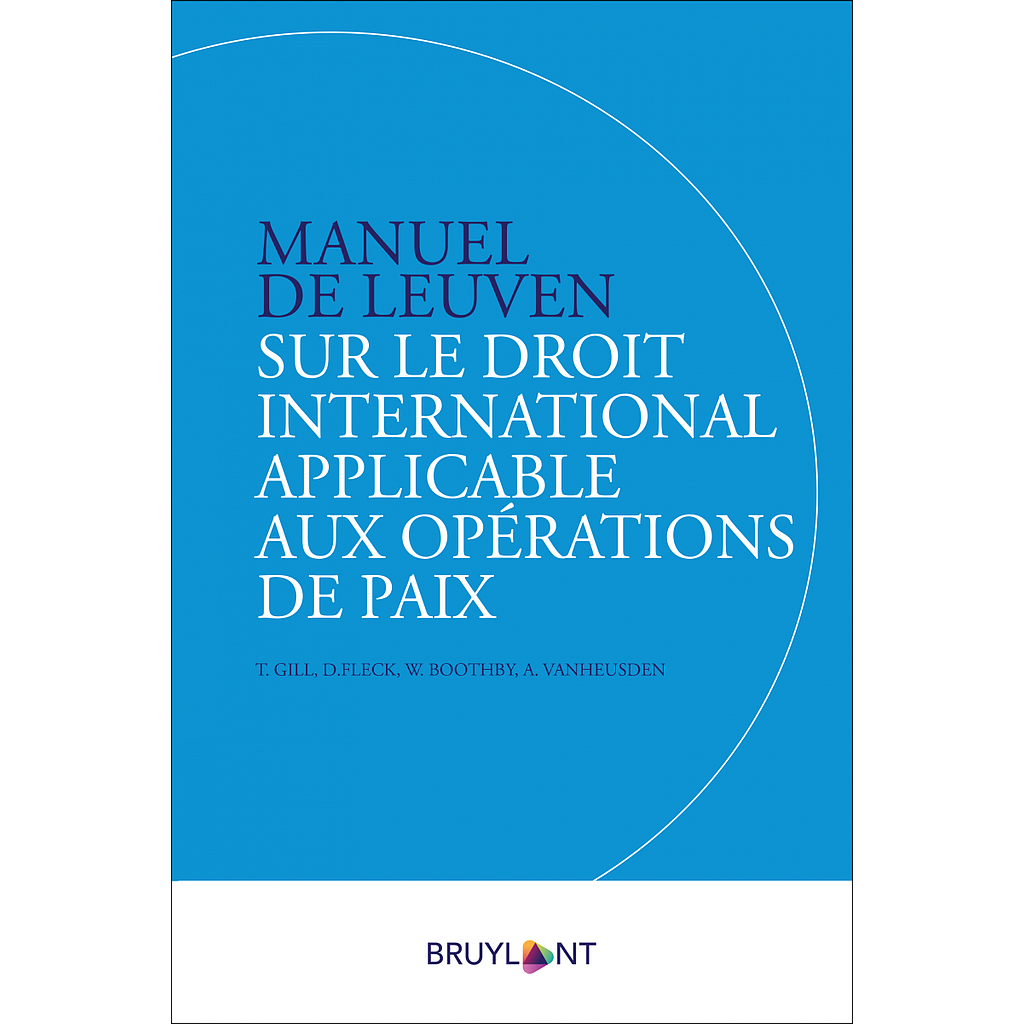 Manuel de Leuven sur le droit international applicable aux opérations de paix
