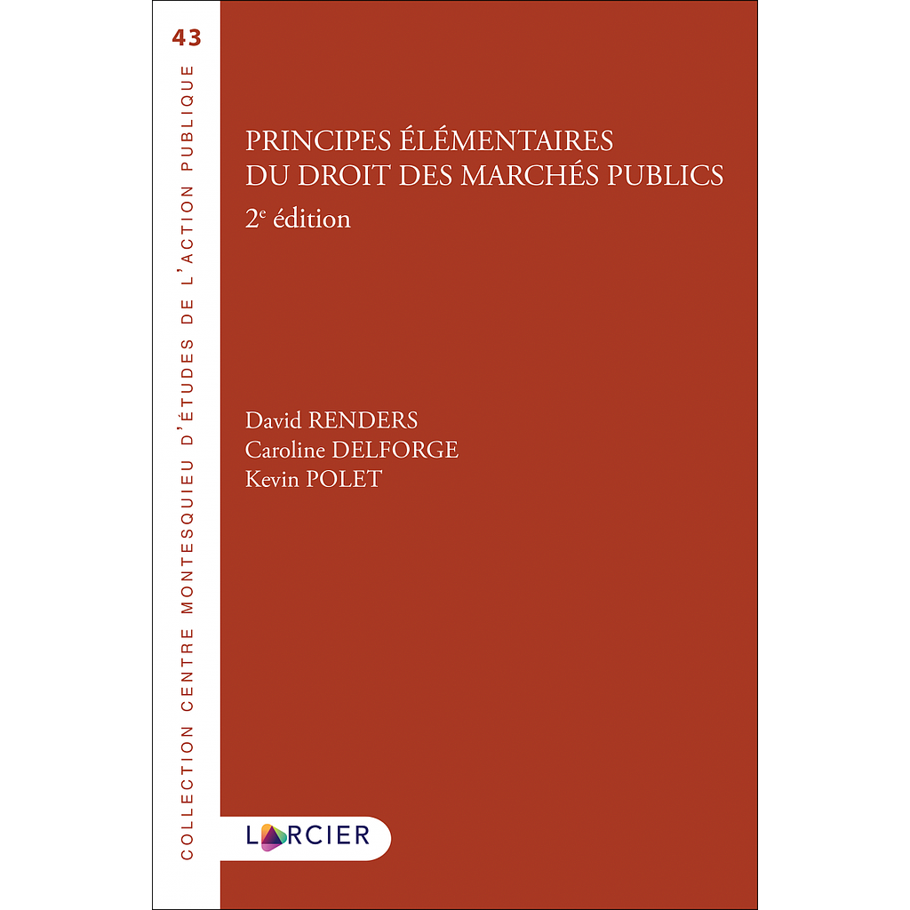Principes élémentaires du droit des marchés publics - 2ème édition
