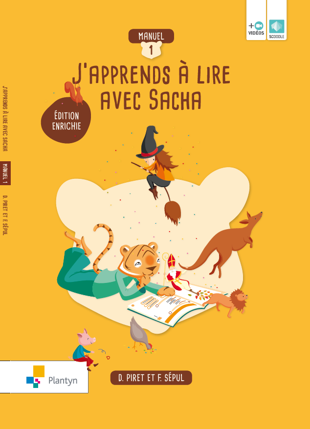 J'apprends à lire avec Sacha 1 - Manuel - Edition enrichie (ed. 1 - 2021)