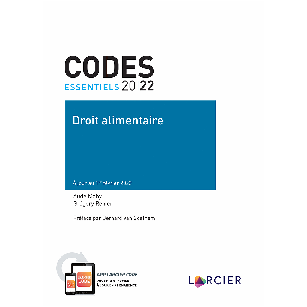 Code essentiel – Droit alimentaire