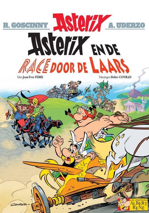 Asterix en de race door de Laars
