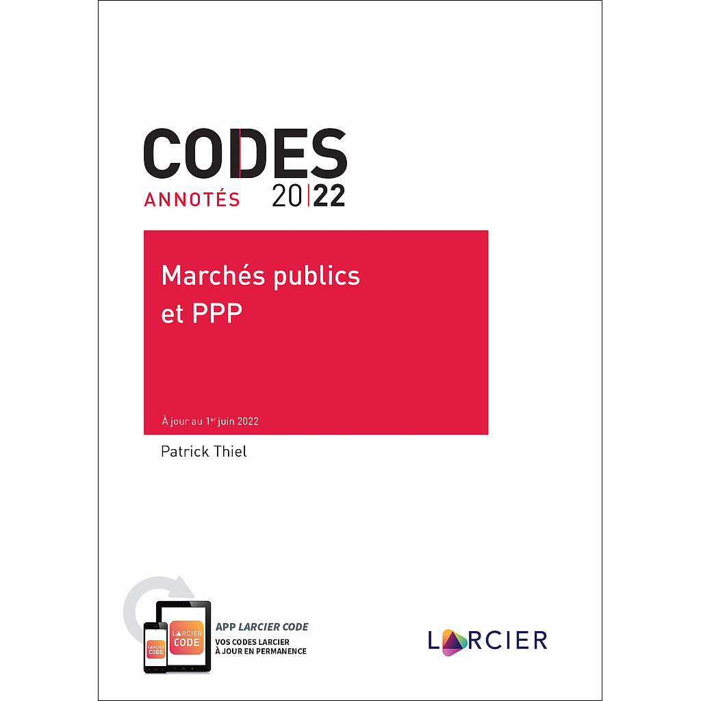 Code annoté – Marchés publics et PPP 2022