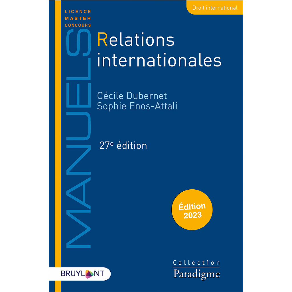 Relations internationales - 27ème édition 2022
