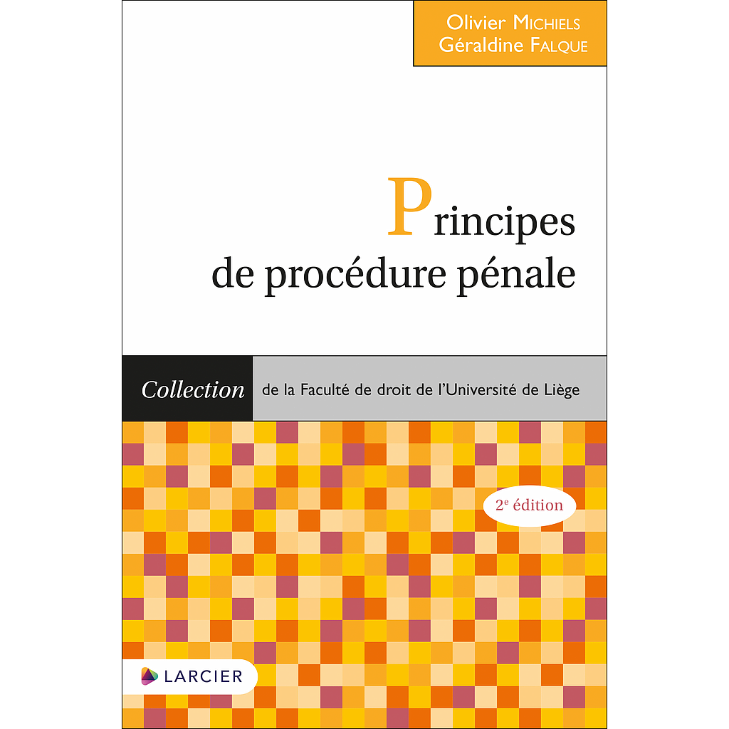 Principes de procédure pénale - 2ème édition