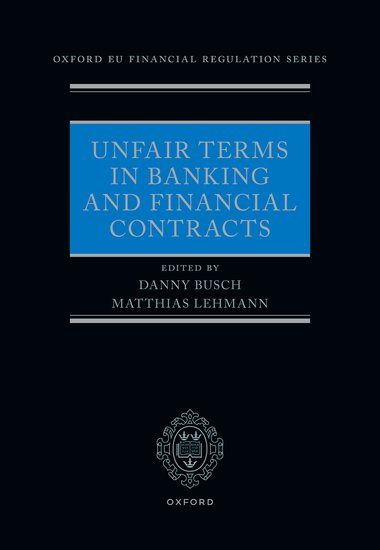 Unfair Terms in Banking and Financial Contracts