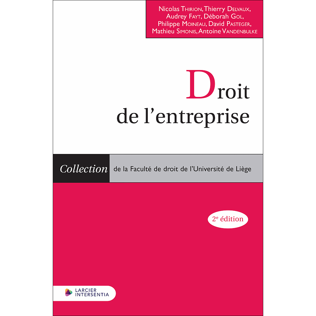 Droit de l'entreprise - 2ème Edition