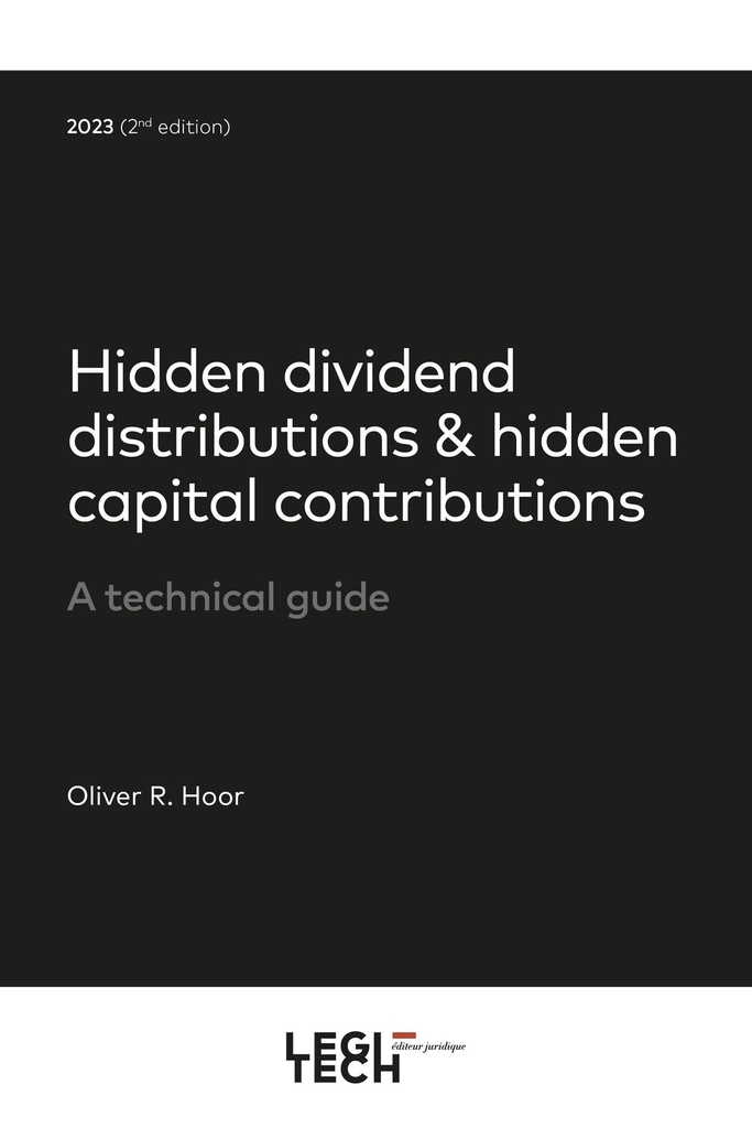 Hidden dividend distribution & hidden capital contributions - 2nd edition