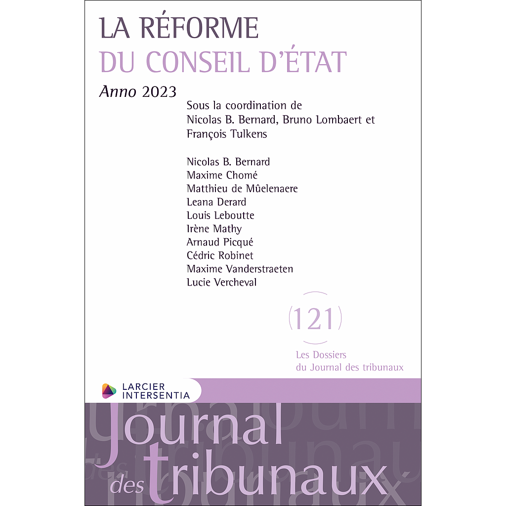 La réforme du Conseil d'Etat - Anno 2023