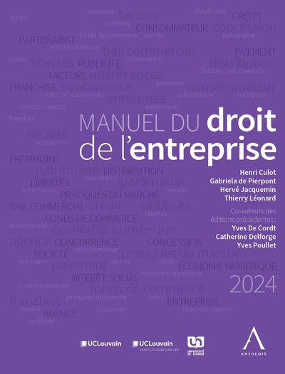Manuel du droit de l'entreprise