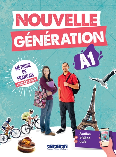 Nouvelle génération A1 - Livre + cahier + didierfle.app