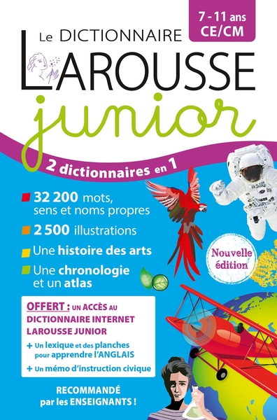 Dictionnaire Larousse Junior 7/11 ans