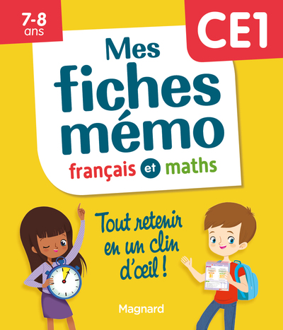 Mes fiches mémo - Français et maths CE1