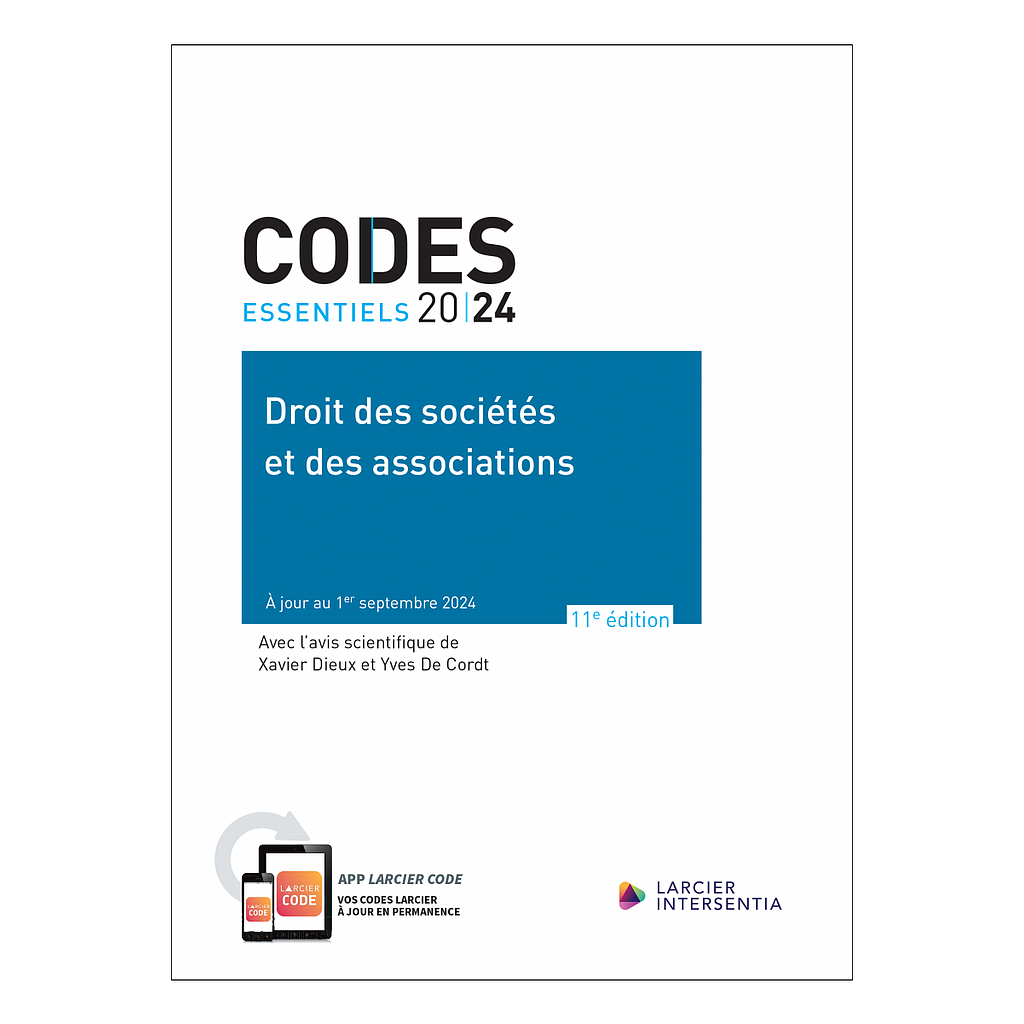 Code essentiel - Droit des sociétés et des associations 2024