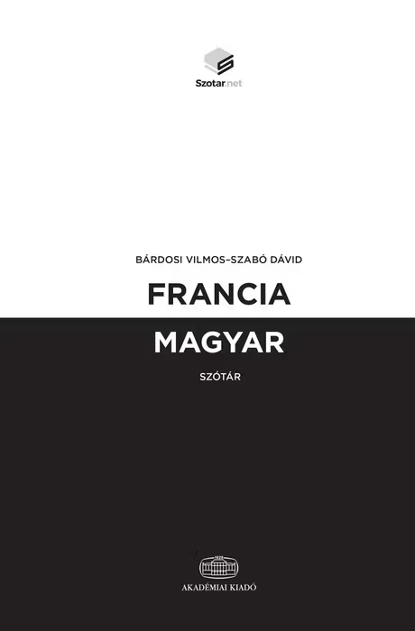 Francia-magyar szótár
