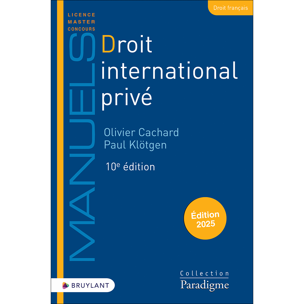 Droit international privé - 10ème Edition