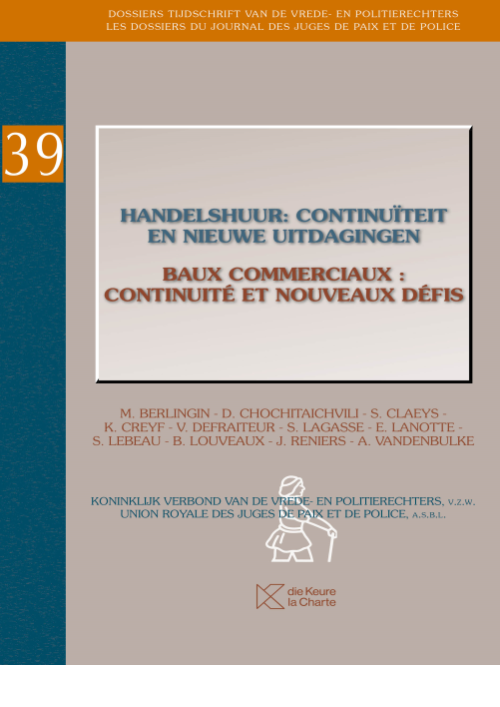 Dossier 39 – Baux commerciaux - continuité et nouveaux défis