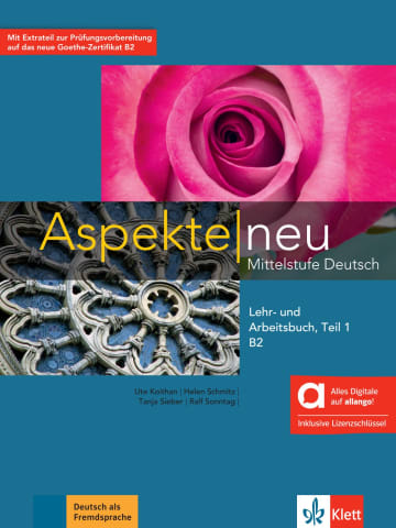 Aspekte neu B2 - Lehr- und Arbeitsbuch, Teil 1 - Hybride Ausgabe allango