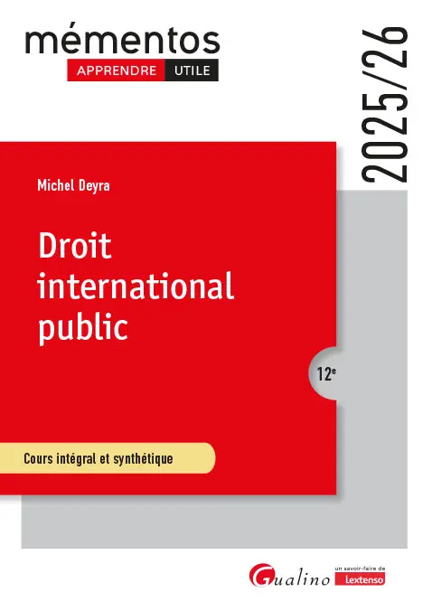 Droit international public - 12ème Edition