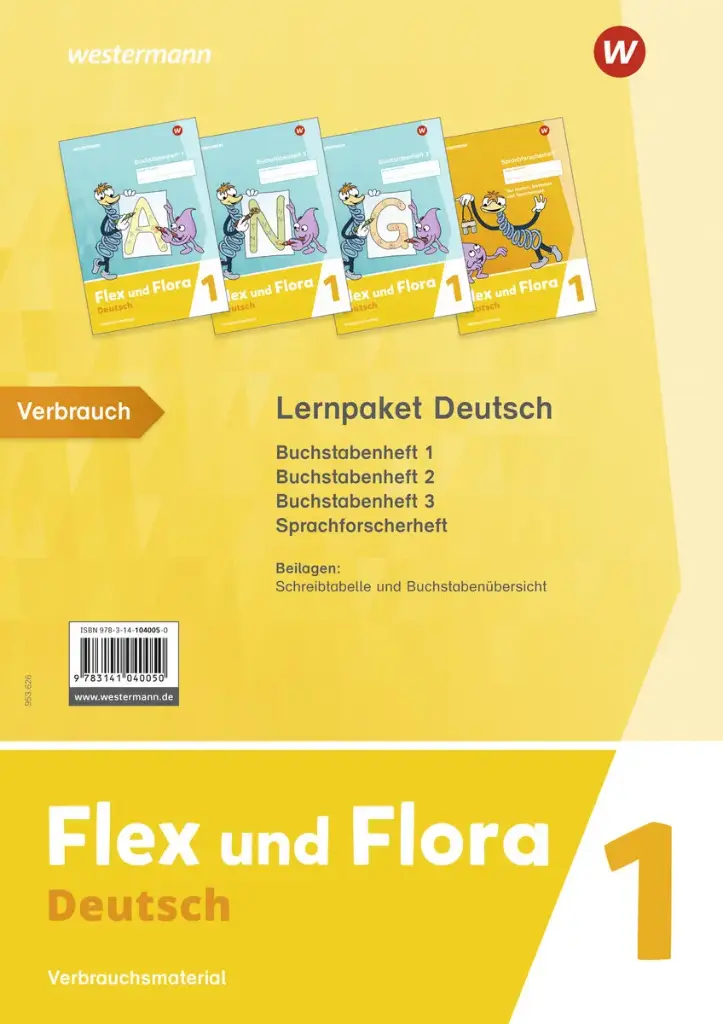  Flex und Flora Ausgabe 2021 Lernpaket Deutsch 1 (Druckschrift) 