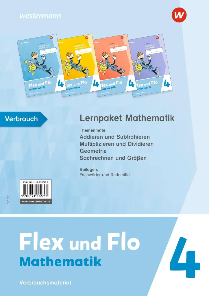 Flex und Flo Ausgaben 2021 Lernpaket Mathematik 4 Verbrauchsmateria