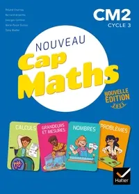 CAP Maths CM2 - Éd. 2021 - Livre élève Nombres et calculs  + Cahier géométrie + Dico Maths 