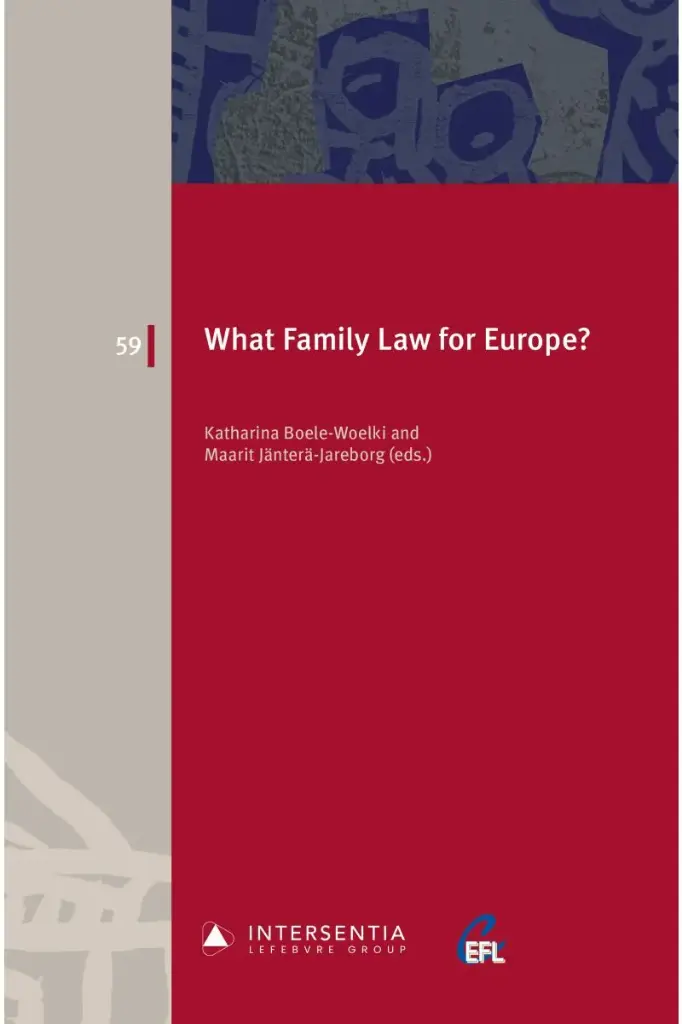  What Family Law for Europe? 