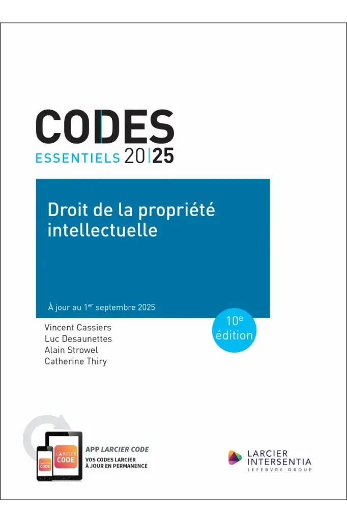 Code essentiel - Droit de la propriété intellectuelle 2025