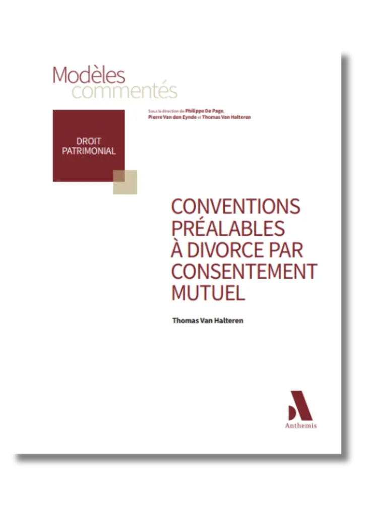 Conventions préalables à divorce par consentement mutuel