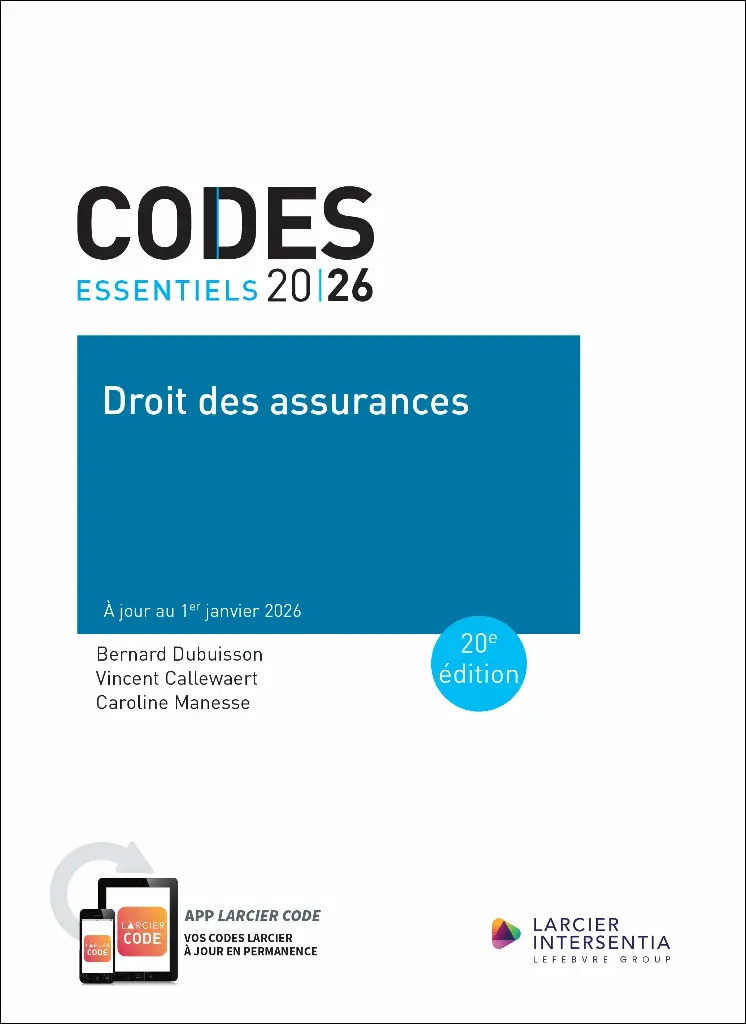 Code essentiel - Droit des assurances 2026