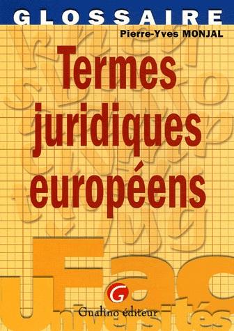 [9782842008857] Termes juridiques européens