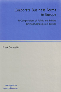 [9780421947405] Corporate Business Forms in Europe