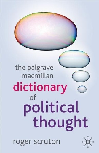 [9781403989529] The Palgrave Macmillan Dictionary of Political Thought - 3rd Edition