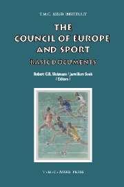 [9789067042390] The Council of Europe and Sport - Basic Documents