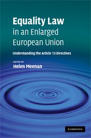 [9780521865302] Equality Law in an Enlarged European Union - Understanding the Article 13 Directives