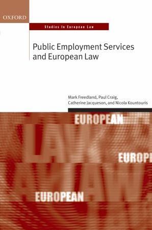 [9780199233489] Public Employment Services and European Law