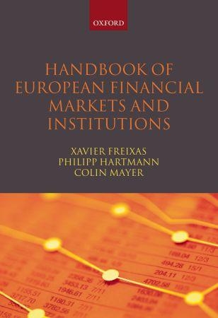 [9780199229956] Handbook of European Financial Markets and Institutions