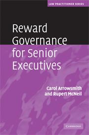 [9780521871594] Reward Governance for Senior Executives